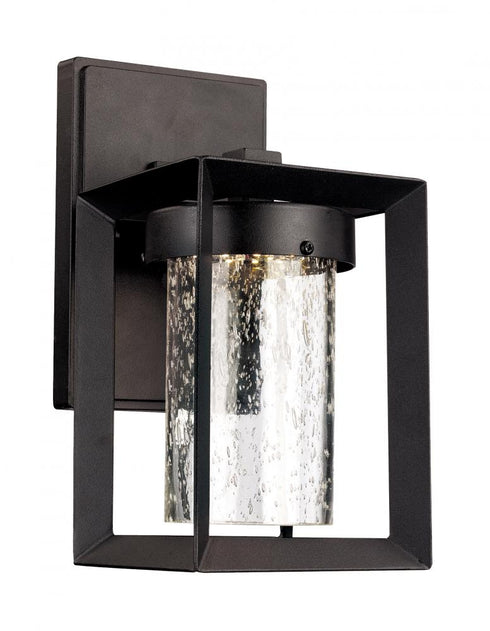 Trans Globe Taylor LED OUTD WALL SQ FRAME SML BK in Black Finish Model: LED-50160 BK