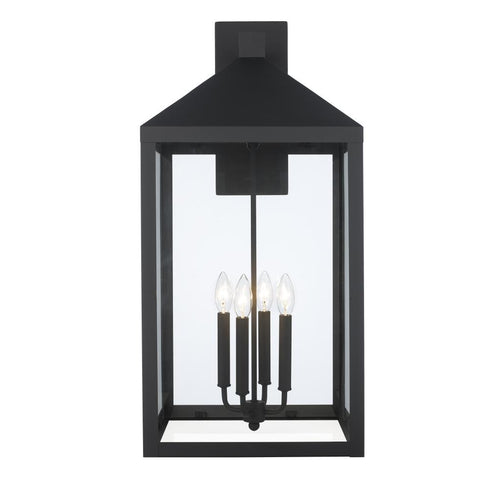 Trans Globe Tempest Outdoor Wall Lights in Black Model: 51534 BK
