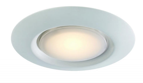 Trans Globe Vanowen LED 6 Inch SURFACE MOUNTED DISK WH in White Finish Model: LED-30021-1 WH