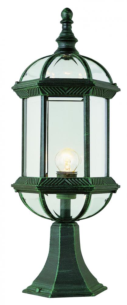Trans Globe Wentworth 1 Light Atrium Style Post Mount Model: 4182 BC