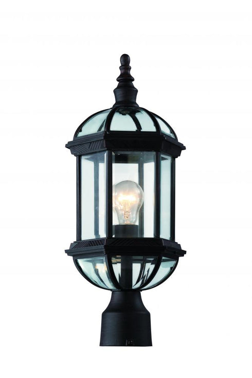 Trans Globe Wentworth 1 Light Atrium Style Post Mount Model: 4186 WH