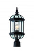 Trans Globe Wentworth 1 Light Atrium Style Post Mount Model: 4186 WH