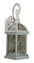 Trans Globe Wentworth 1 Light WALL SML DOWN OUTD BVLD GL in Black Finish Model: 4181 BK