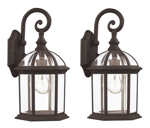 Trans Globe Wentworth 17 Inch Wall Lantern Model: 4181-2 BK
