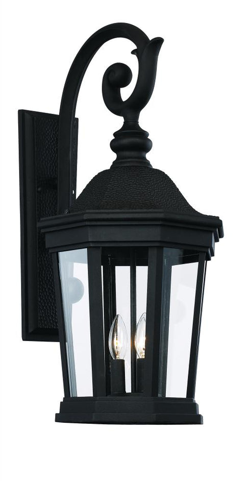 Trans Globe Westfield Hexagon Shaped Clear Glass Armed Model: 40402 BK