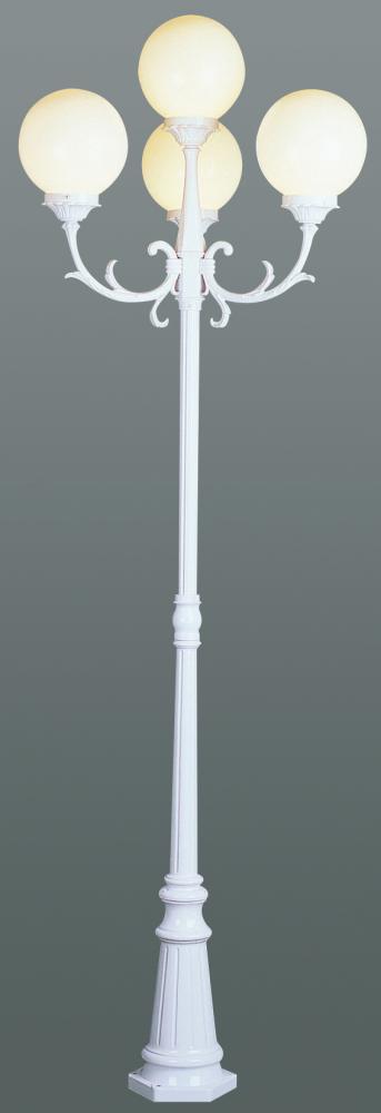 Trans Globe Wilshire 89 In. Tall 4 Light 4 Globe Shade Model: 4080 BK