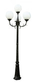 Trans Globe Wilshire 89 In. Tall 4 Light 4 Globe Shade Model: 4080 BK