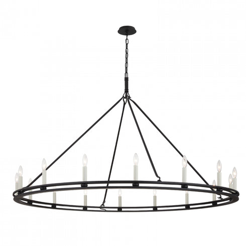 Troy 16 Light Chandelier Model: F6234-TBK