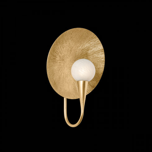 Troy Ahmad Wall Sconce in Vintage Gold Leaf Finish Model: B2614-VGL