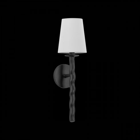Troy Alvaro Wall Sconce in Gesso White Finish Model: B1220-GSW