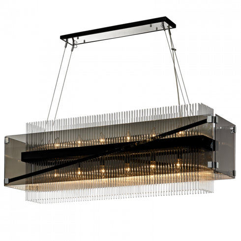 Troy Apollo 12 Light Chandelier Island Model: F5908-BRZ/PC