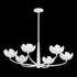 Troy Arcata Chandelier in Gesso White Finish Model: F2040-GSW