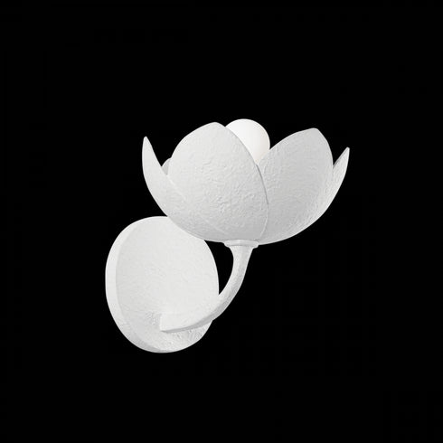 Troy Arcata Wall Sconce in Gesso White Finish Model: B2008-GSW