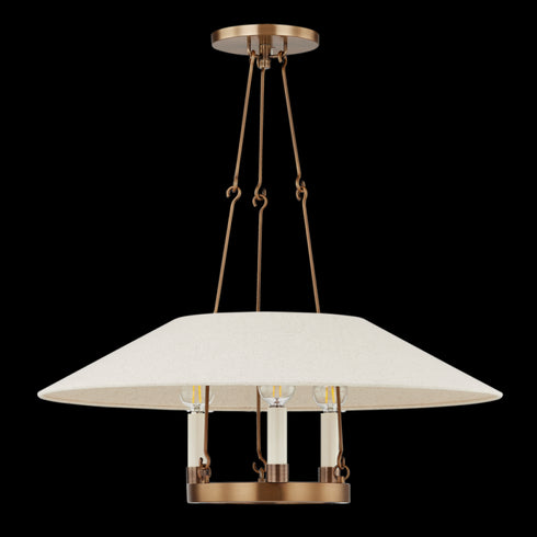 Troy Archive 3 Light Chandelier Model: F1625-PBR