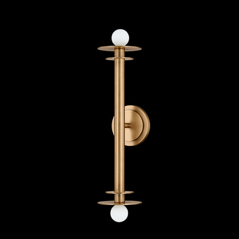 Troy Arley Wall Sconce in Patina Brass Finish Model: B1221-PBR
