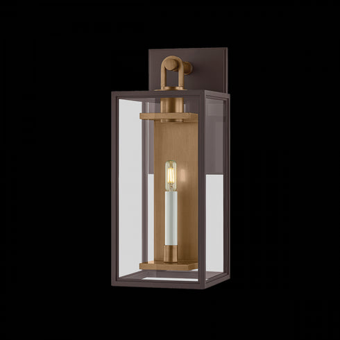 Troy Arnold Wall Sconce in Patina Brass / Textured Bronze Finish Model: B6520-PBR/TBZ