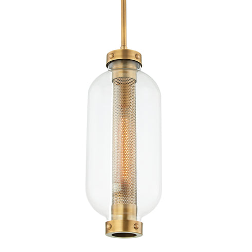 Troy Atwater 1 Light Hanger Model: F7037-PBR