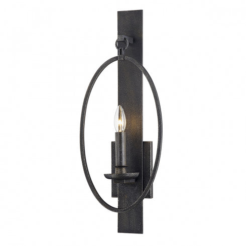 Troy Baily Wall Sconce in Aged Pewter Finish Model: B7381-APW