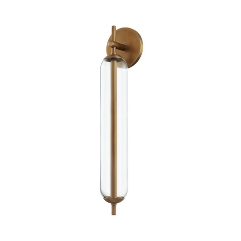 Troy BLAZE EXTERIOR WALL SCONCE in Patina Brass Finish Model: B1721-PBR