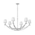 Troy Bo Chandelier in Vintage Gold Leaf Finish Model: F1341-VGL