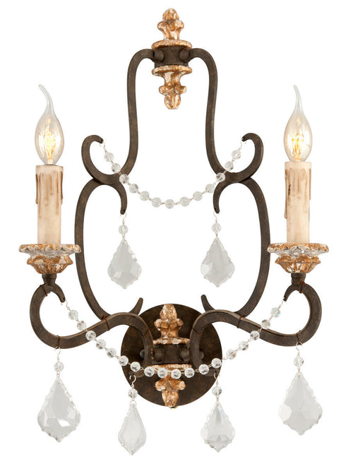 Troy Bordeaux Wall Sconce Model: B3512-PZ/DG