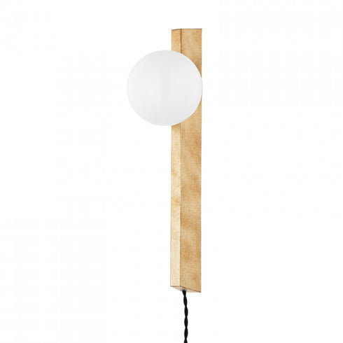 Troy Brisbane 1 Light Portable Sconce Model: PTL4219-VGL