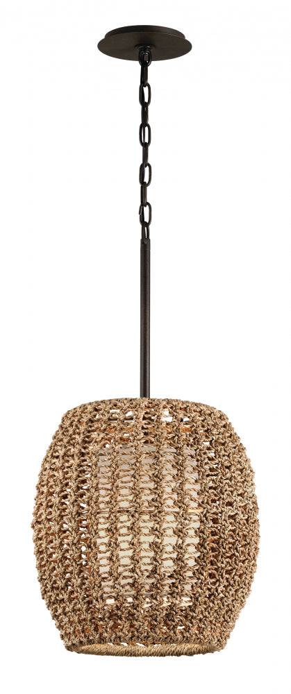 Troy Conga Pendant in Bronze Finish Model: F6754-BRZ