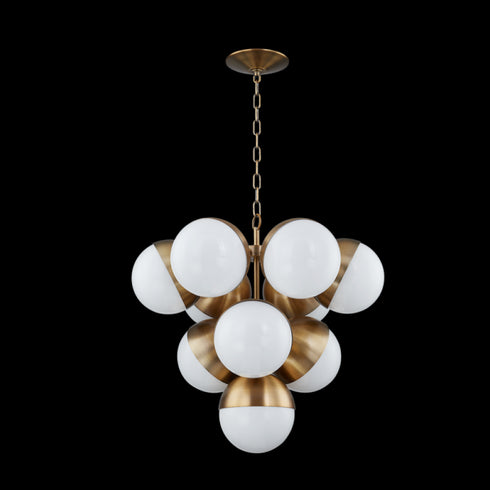 Troy Cupertino 7 Light Chandelier Model: F1526-PBR