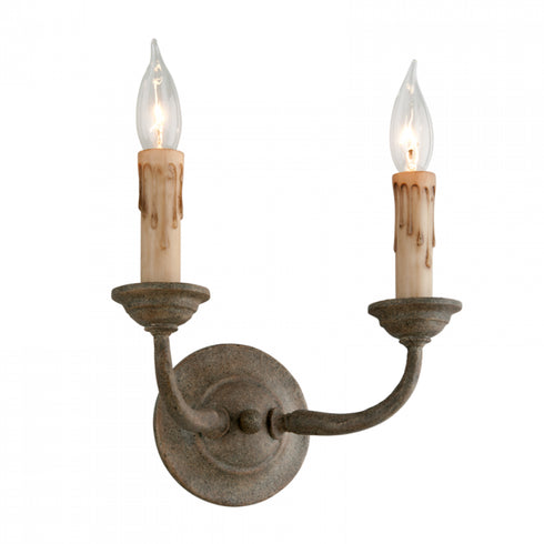Troy Cyrano 2 Light Wall Sconce Model: B6112-EB