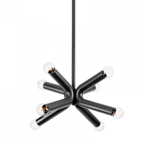 Troy Dash 8 Light Chandelier Model: F6134-SBK