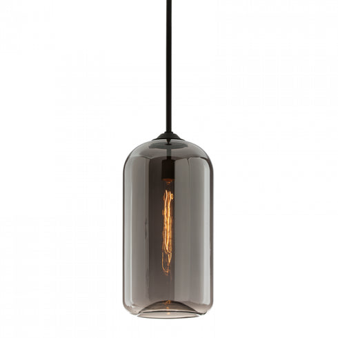 Troy District 1 Light Pendant Large Model: F5582-SBK