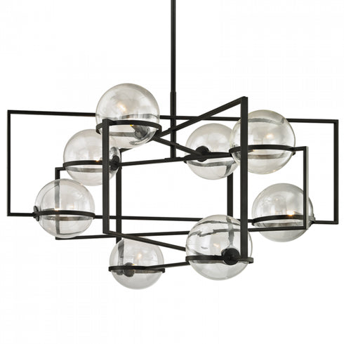 Troy Elliot 8 Light Pendant Model: F6228-TBK
