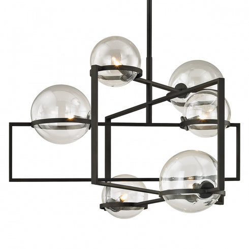 Troy Elliot Chandelier in Texture Black Finish Model: F6226-TBK