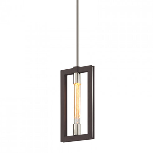 Troy Enigma 1 Light Mini Pendant Model: F6183-TBZ/SS
