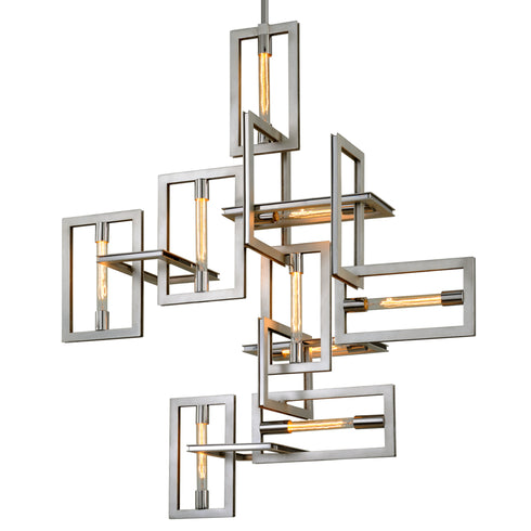 Troy Enigma Chandelier Model: F7109-SL/SS
