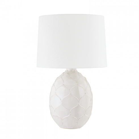 Troy Gardena 1 Light Table Lamp Model: PTL8224-PBR/CRW