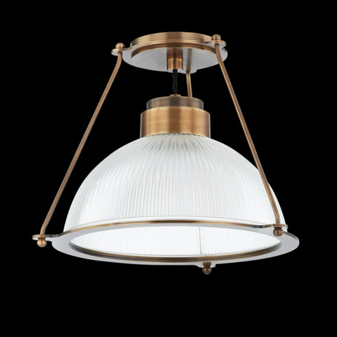 Troy Glint 1 Light Semi Flush Mount Model: C2115-PBR
