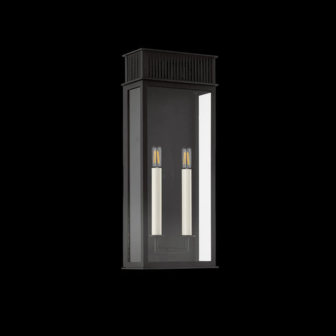 Troy GRIDLEY Exterior Wall Sconce in Textured Black Finish Model: B6022-TBK