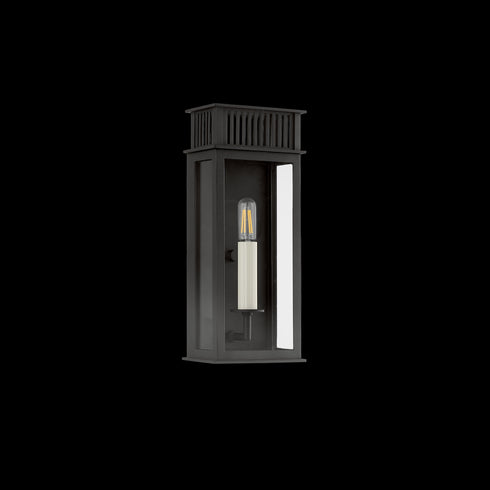 Troy GRIDLEY Exterior Wall Sconce in Textured Black Finish Model: B6013-TBK