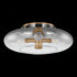 Troy Gunner Flush Mount in Patina Brass Finish Model: C2915-PBR