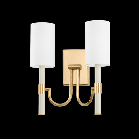 Troy Gustine 2 Light Wall Sconce Model: B1114-FOR