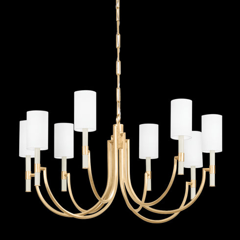 Troy Gustine 8 Light Chandelier Model: F1140-FOR