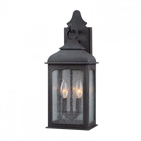 Troy Henry Street 2 Light Wall Lantern Small Model: B2011-TBZ