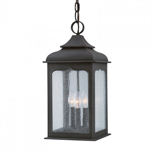 Troy Henry Street Lantern in Textured Bronze Finish Model: F2017-TBZ