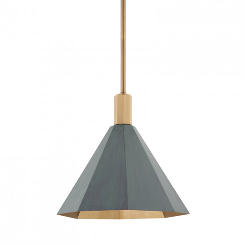 Troy Huntley 1 Light Pendant Model: F8315-PBR/VER
