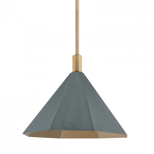 Troy Huntley 1 Light Pendant Model: F8322-PBR/VER