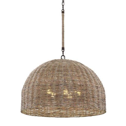 Troy Huxley Chandelier in Tidepool Bronze Finish Model: F6905-TBZ