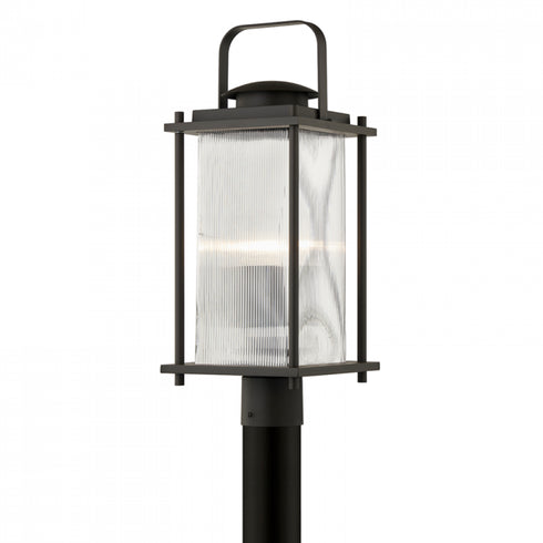 Troy James Bay 1 Light Post Model: P7315-TBZ
