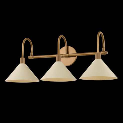 Troy Jovani Bath And Vanity in Patina Brass and Soft Sand Finish Model: B1811-PBR/SSD