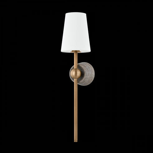 Troy Los Vilos Wall Sconce in Patina Brass Finish Model: B2027-PBR